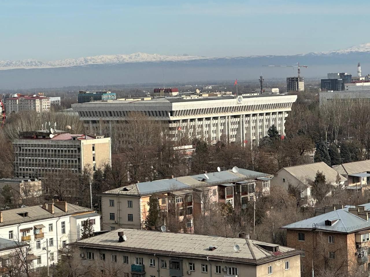 Apartment With City View On Sydykova St. 123 Bishkek Exterior foto